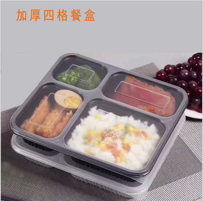 Disposable Thickened Plastic Takeaway Bento Box Container